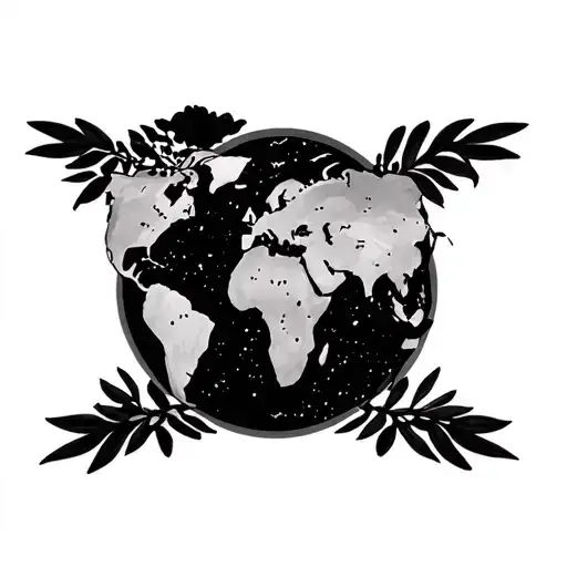 Mom & Dad Are My World Map Inside