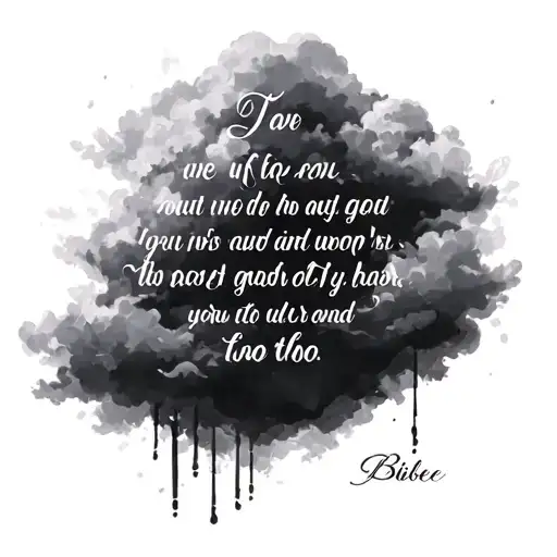 Bible Scripture Cloud Background