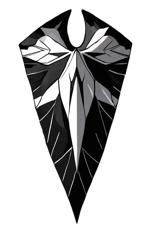 Eagle Ray Top View Geometric