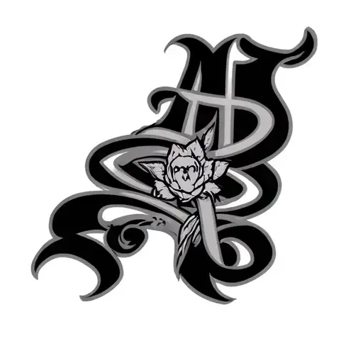 A Knee Tattoo To Cover Up A Word In Dark Font