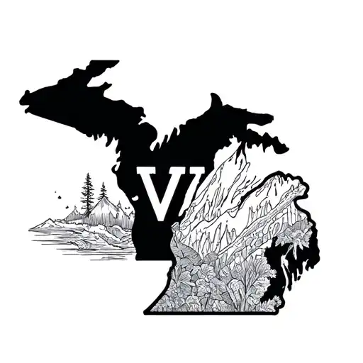 Michigan To West Virginia Sleeve