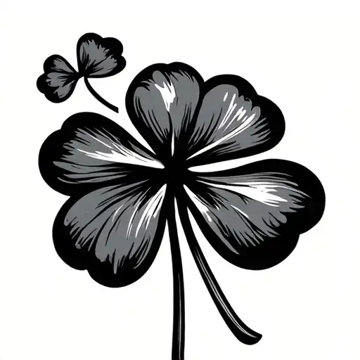 Four Leaf Clover Minimalist