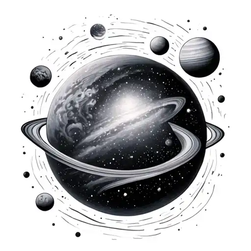 Galaxy Filled With Planets