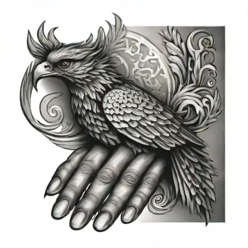 Phoenix On The Hand