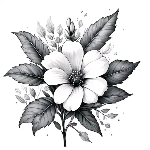 December And August Birth Flower