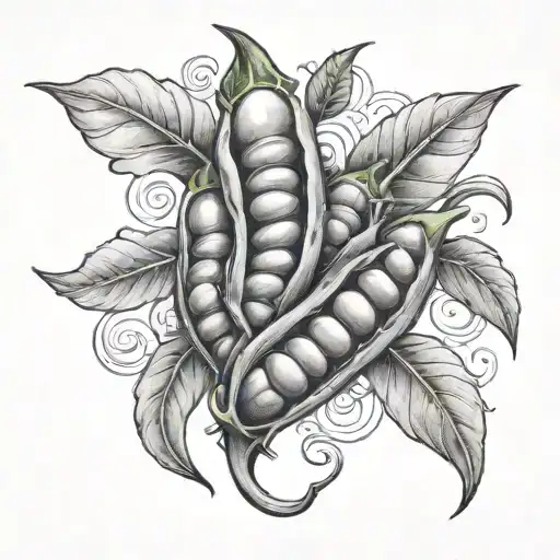 Three Peas In A Pod Opening To Reveal