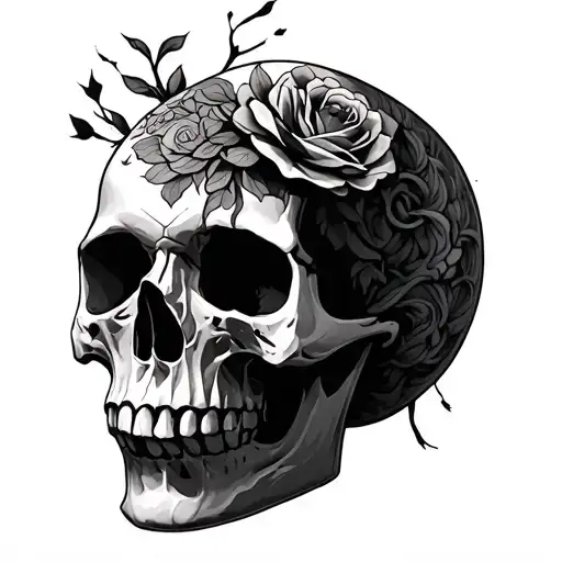 Skull On The Whole Body