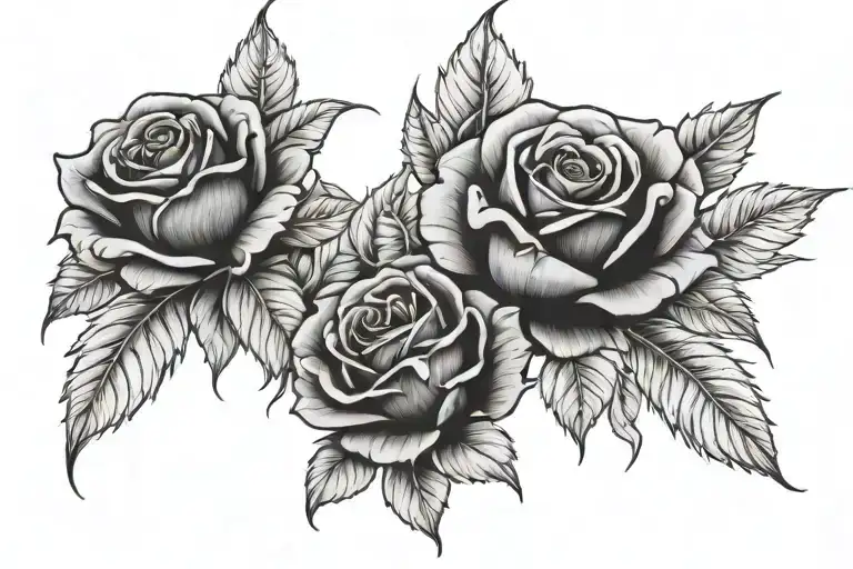 Roses And Sunflowers