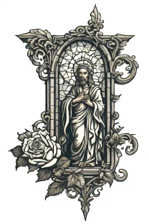 Stain Glass Window Religious