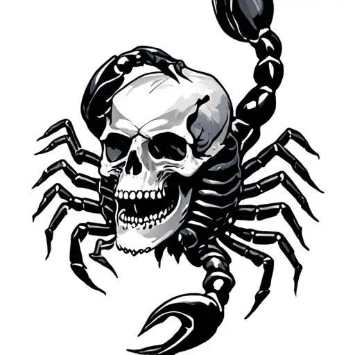 Scorpion And Skull