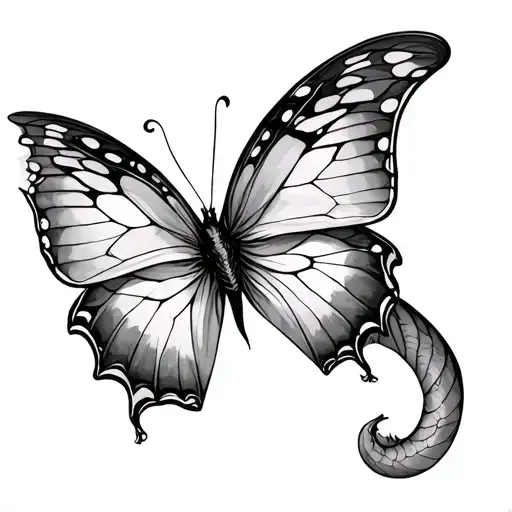 Delicate Butterfly Dragon Vibes