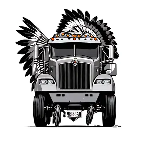 18 Wheeler And Cherokee Indian