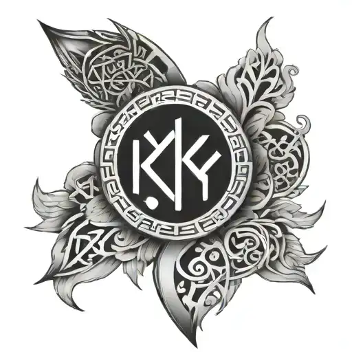 Sleeve Scandinavian Runes