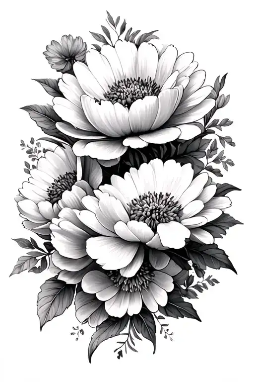 Mums Cosmos Chrysanthemums Peonies Flower