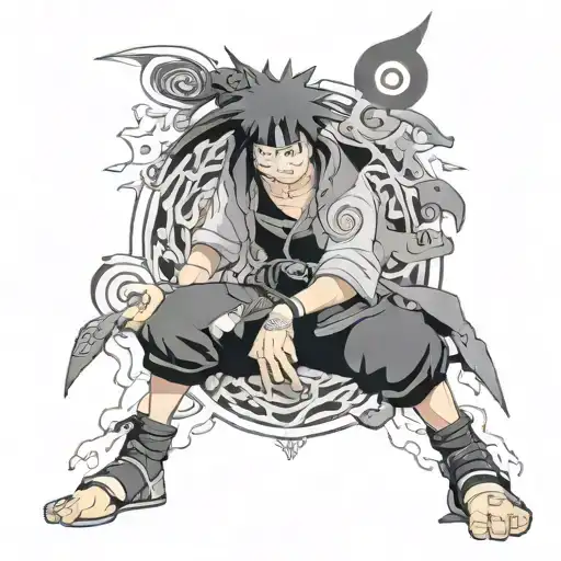 Naruto Theme Leg With Itachi