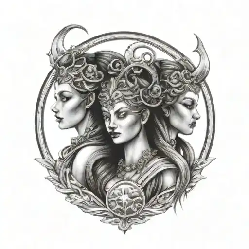 3 Headed Triple Goddess