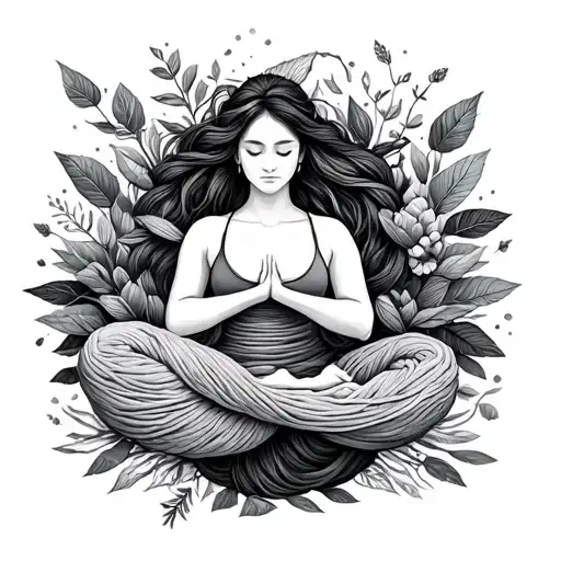 Nature Knitting Yoga