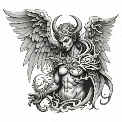 Blod Angel Half Demon Half Angel