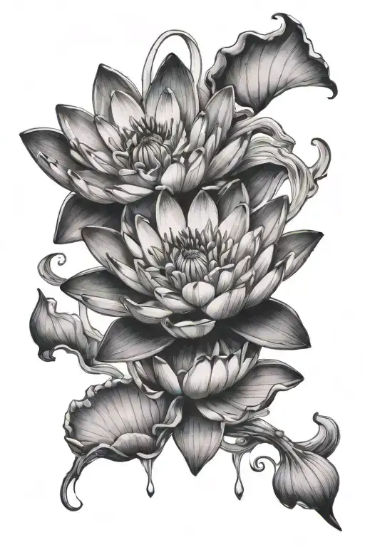 Water Lily Planes Flying God Reaching