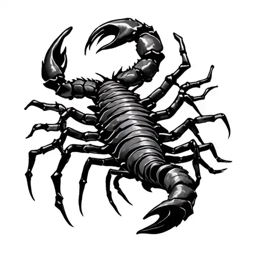 Scorpio Locked In Battle