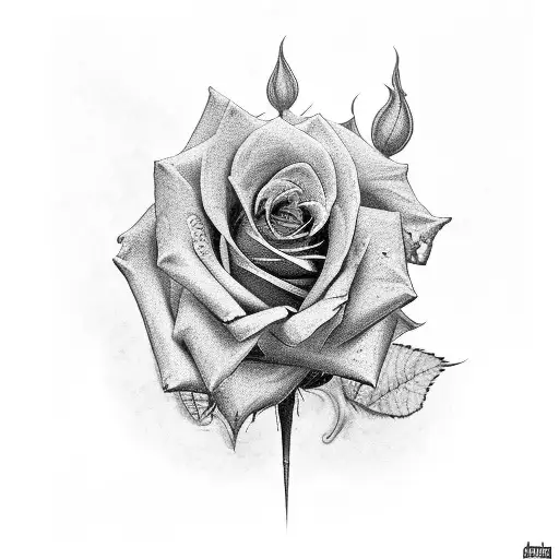 Rose And Word Sleeve