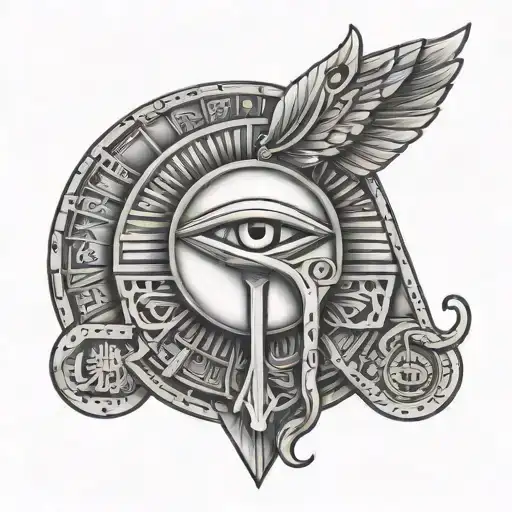 Egypsian God Symbol In Alchemy