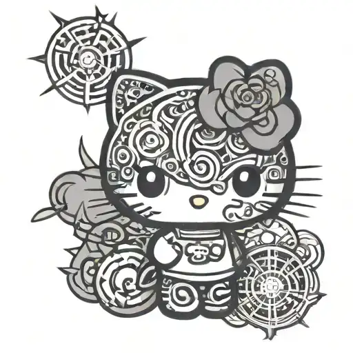 Hello Kitty Black Metal