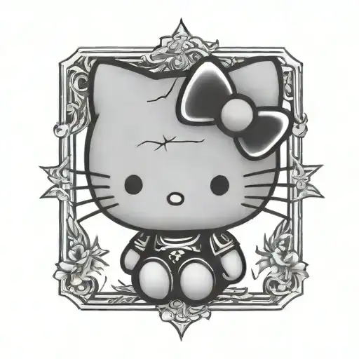 Hello Kitty Black Metal