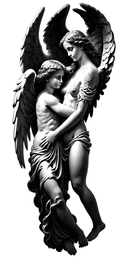 Angels In Heaven With My Adult Son