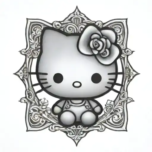 Hello Kitty Black Metal