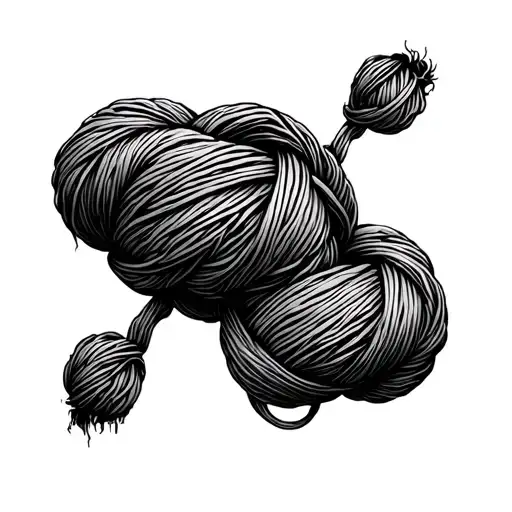 Embossed Ball Of Yarn