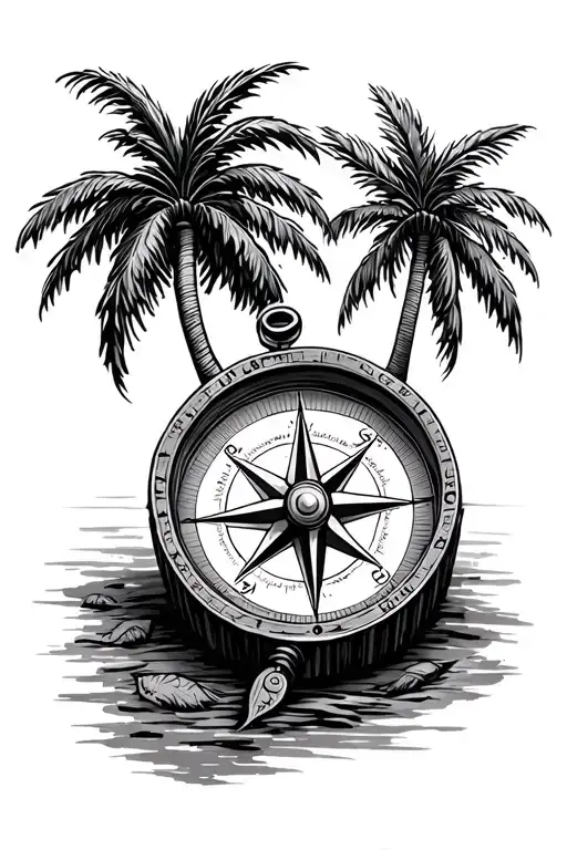 Compass Palm Tree