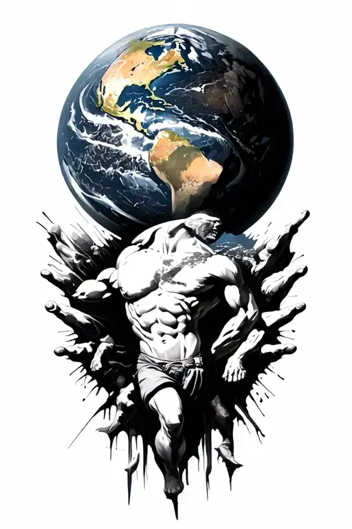 Atlas Throwing The World Down