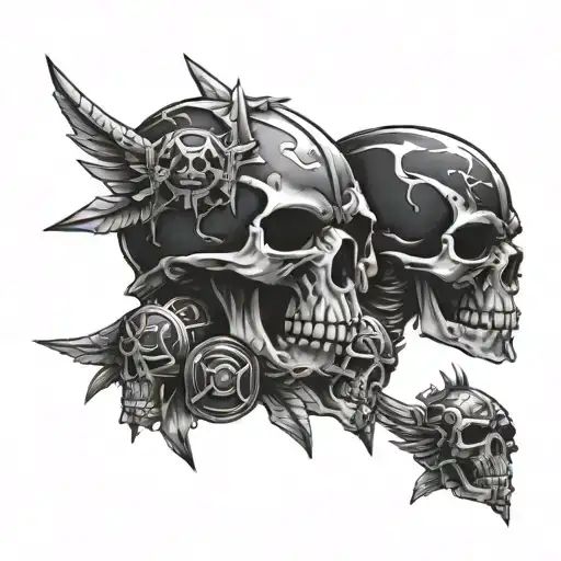 Warhammer 40 K Skulls And Space Marine Life