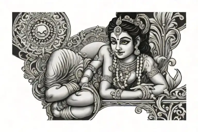 Krishna Sitting