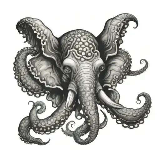 Elephant Head Octopus Tentacles