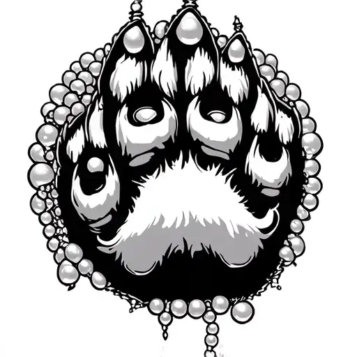 Bear Paw And Pearls Inside