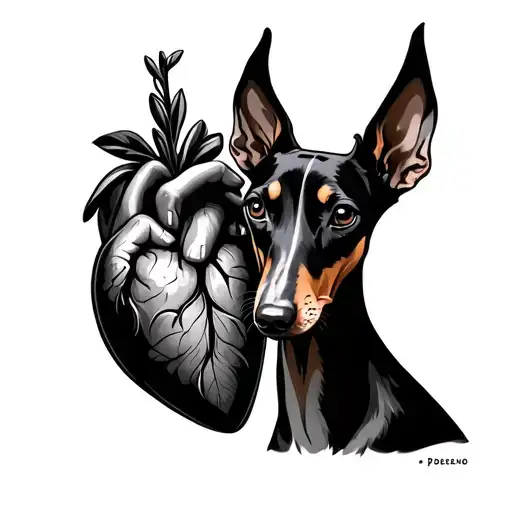 Podenco And Heart Holds And Out