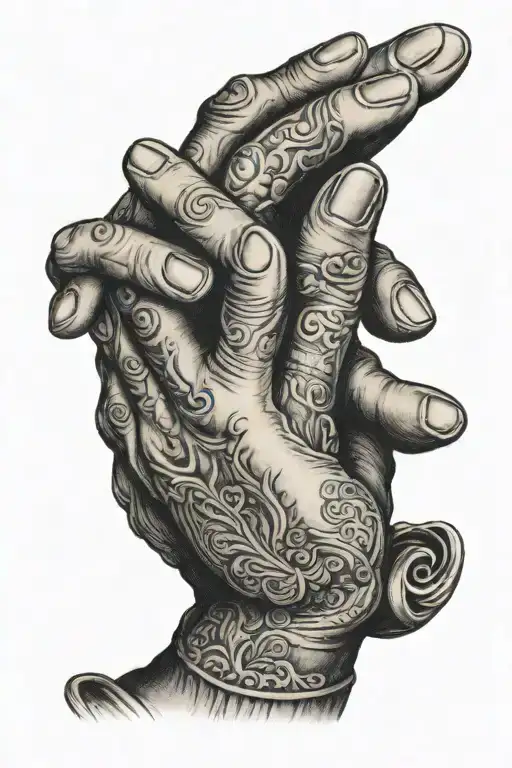 Praying Hands Holding
