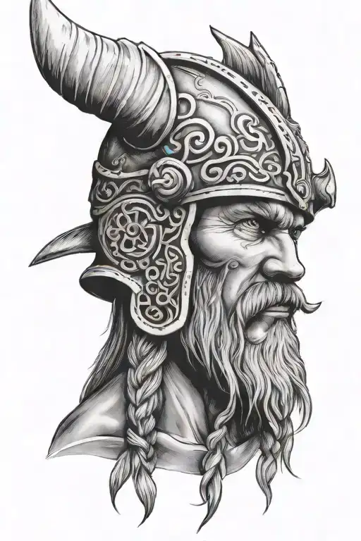 Viking Warrior Head