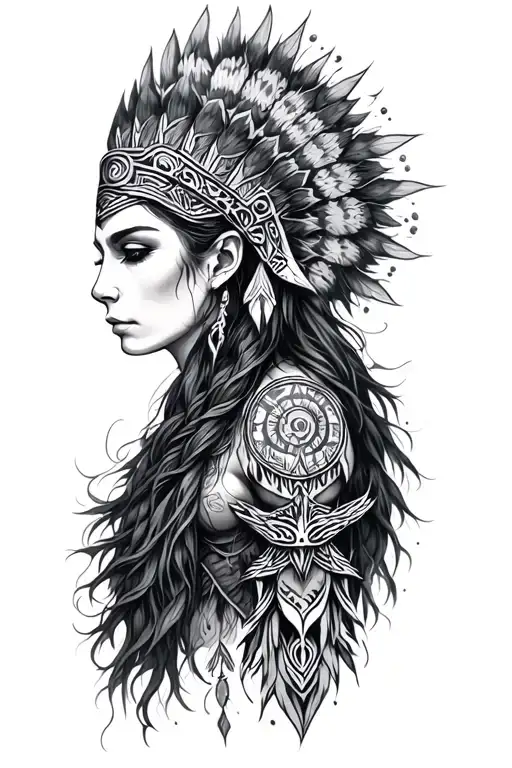 Nordic Shaman Totem Female