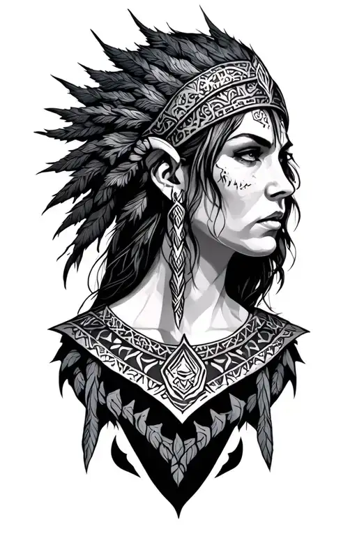 Nordic Viking Shaman Female