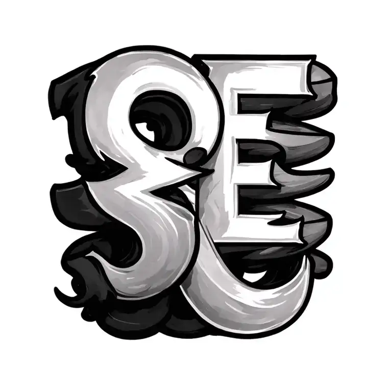 3 E's Stacked Together