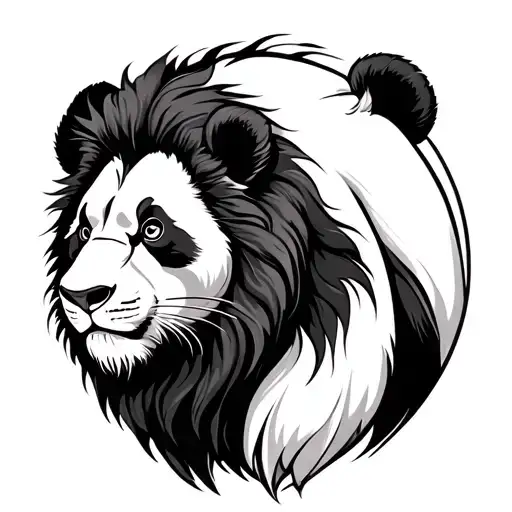 Lion And Panda