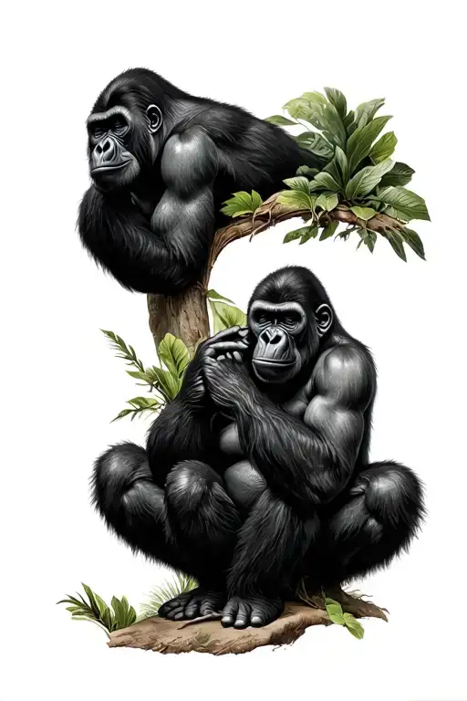 See No Evil Hear No Evil Speak No Evil Gorillas