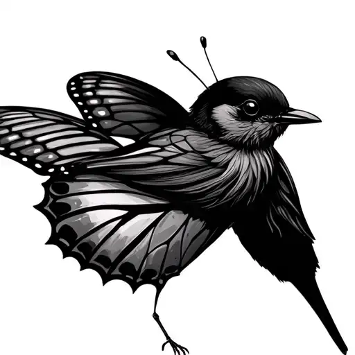 What's Going To Be Left Of The World If You're Not In It With A Bird And Butterfly