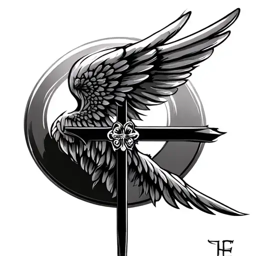 Wings And Cross