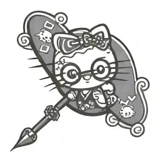 Nerd Hello Kitty