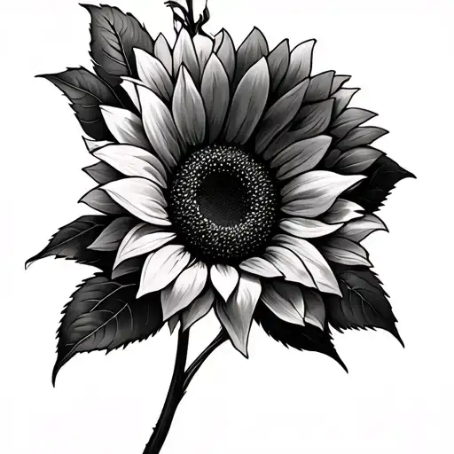 Sunflower And Gardenias