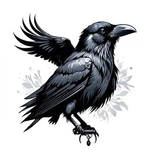 Reper Crow With Neckles